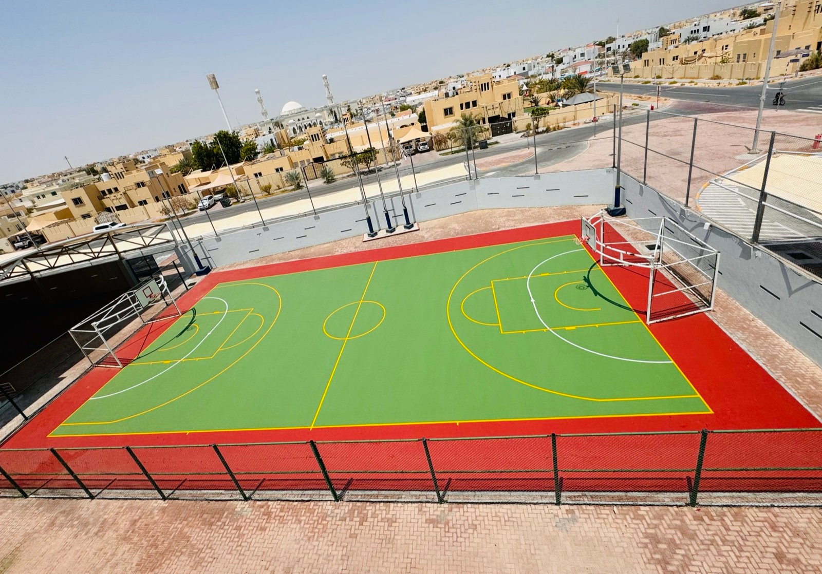 Basketball Court Surfacing Abu Dhabi - View 5