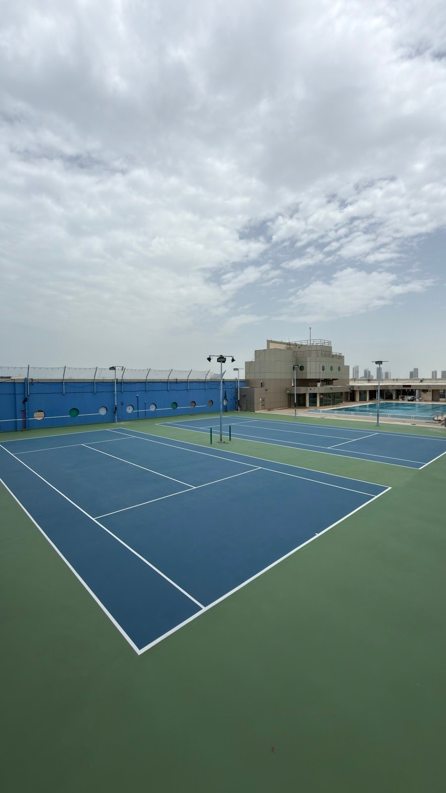 Tennis Court Refurbishment ISC Dubai - View 4